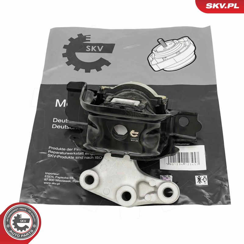 Paigutus, Mootor, ESEN SKV 75SKV017
