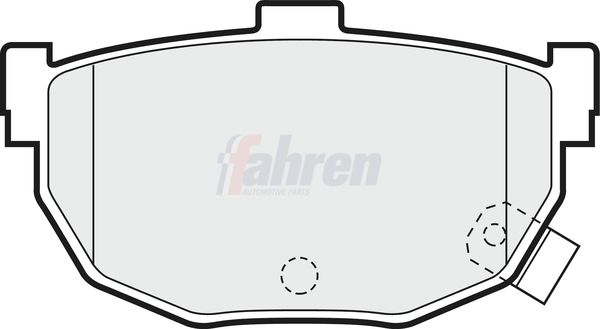 Fahren Brake Pad Set, disc brake FBP3426