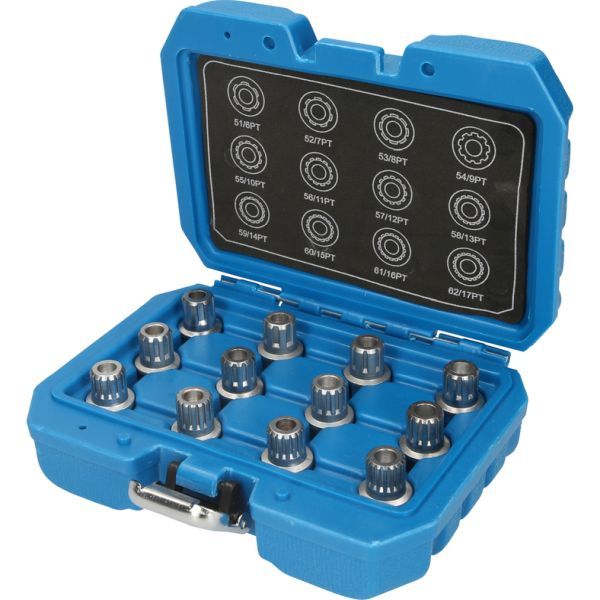 Tööriistade komplekt, veljelukk, KS TOOLS BT691190