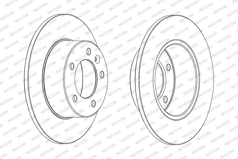 Disque+de+frein FERODO DDF1975C
