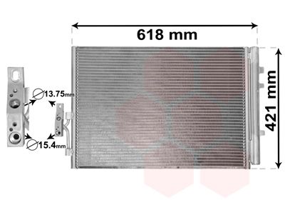 Конденсатор, система кондиціонування повітря, Van Wezel 06005481
