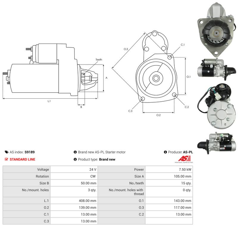 AS-PL S9189 Starter