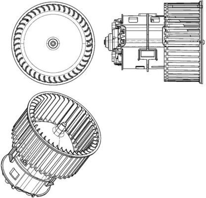 MAHLE AB 182 000P Interior Blower