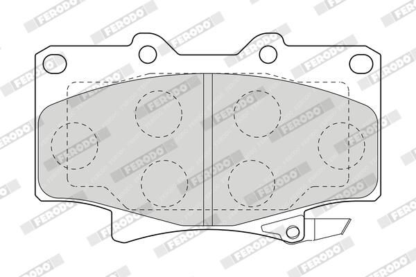FERODO FDB1502 Brake Pad Set, disc brake