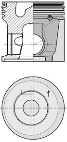 Product Image - Zuiger - 41523600 - KOLBENSCHMIDT