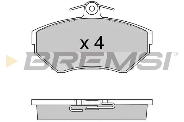 Тормозные колодки пер. AUDI A4/SEAT CORDOBA/VW PASSAT 1.6-1.9DH 94-02 (TRW)