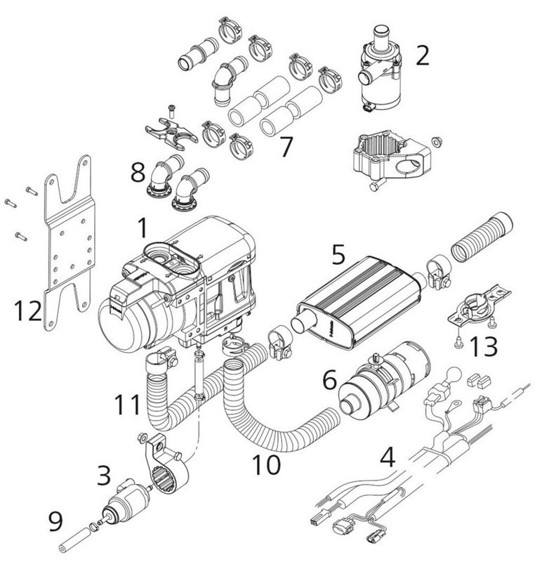 incalzitor independent autovehicul WEBASTO 1325108C
