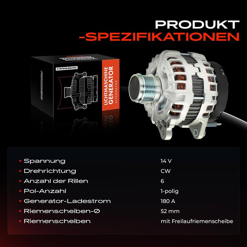Frankberg 5481FB0055610 Alternator