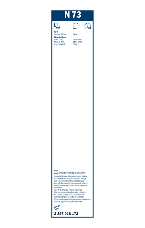 BOSCH 3 397 018 173 Wiper Blade