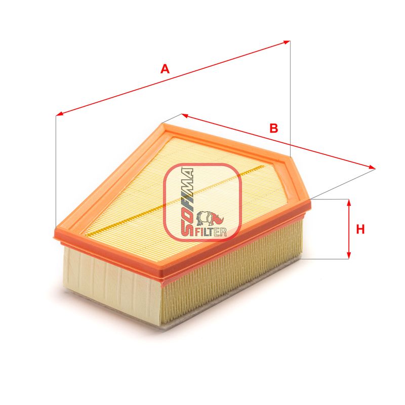 Повітряний фільтр, Sofima S3349A