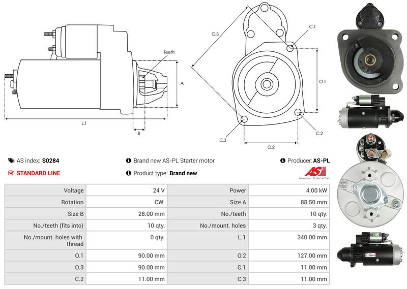 AS-PL S0284 Starter