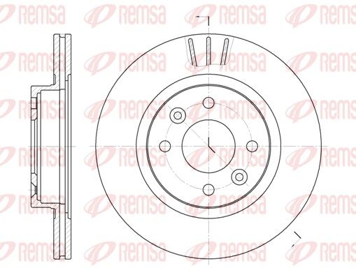 REMSA 6204.10 Гальмівний диск