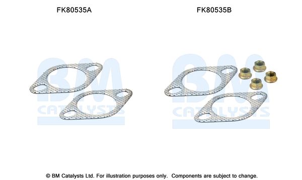 BM CATALYSTS szerelőkészlet, katalizátor FK80535