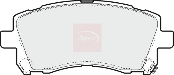 APEC Brake Pad Set, disc brake PAD1070