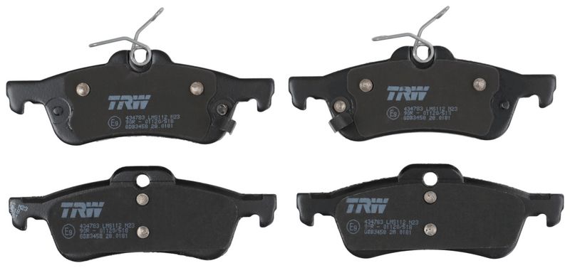 TRW GDB3458 Brake Pad Set, disc brake