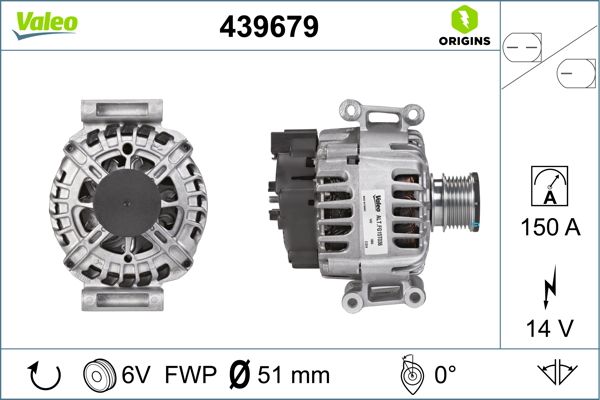 VALEO Dynamo / Alternator 439679