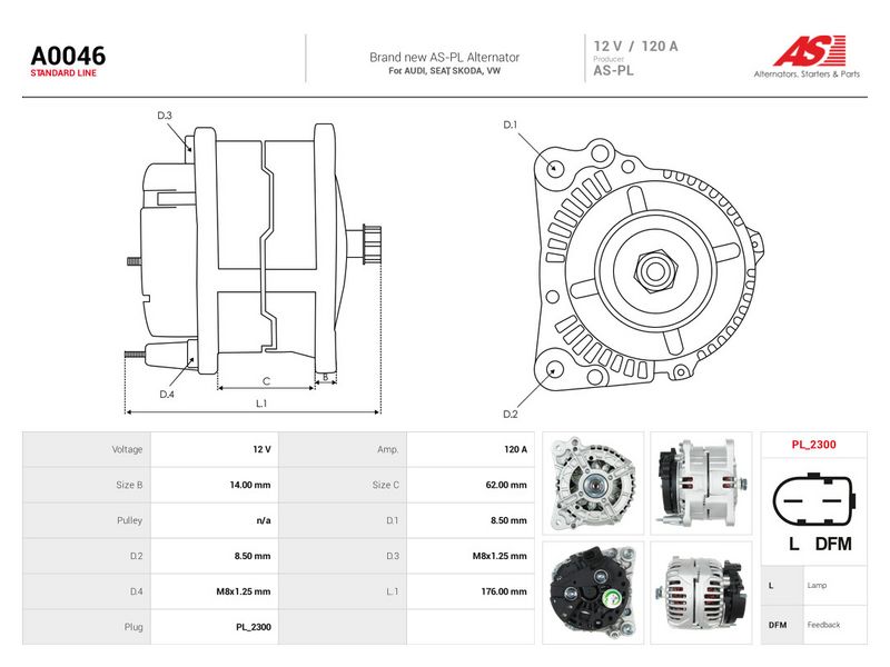 Generaator, AS-PL A0046