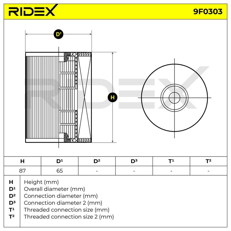 горивен филтър RIDEX