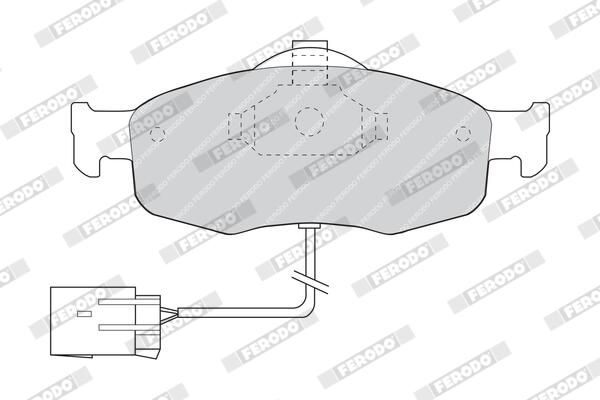 FERODO Plaquettes de frein à disque FDB766