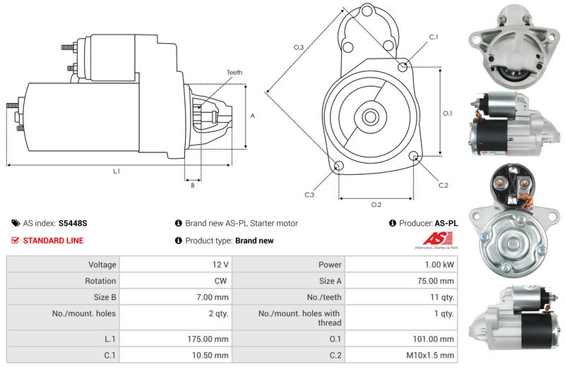 AS-PL S5448S Starter