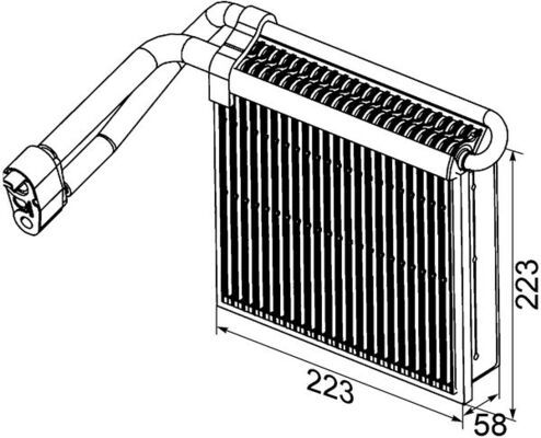 Product Image - Verdamper, airconditioning - AE98000P - MAHLE