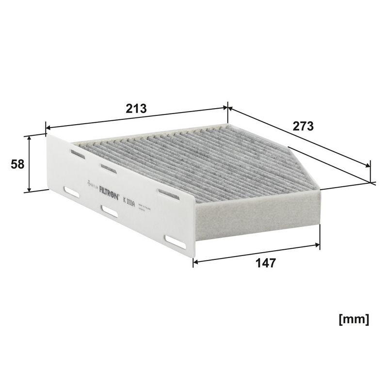 filtr topení VW s aktivním uhlím K1111A