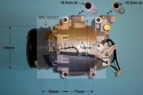 Auto Air Gloucester 14-9748P Compressor, air conditioning