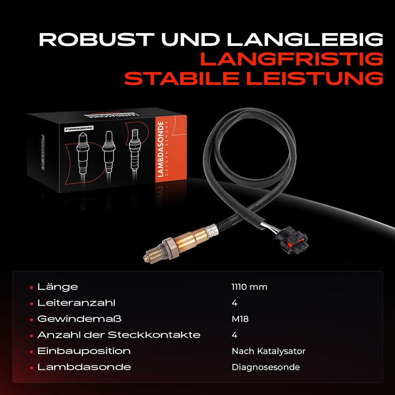 Frankberg 5481FB0017460 Oxygen Sensor