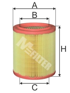 Повітряний фільтр, Mfilter A396