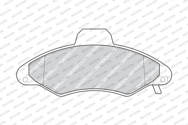 FERODO Plaquettes de frein à disque FDB1276