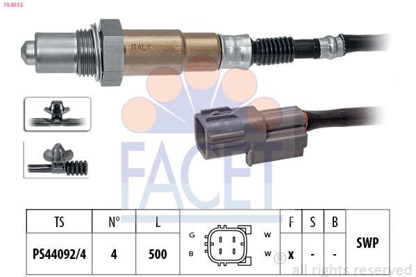 Кисневий датчик, Facet 10.8515