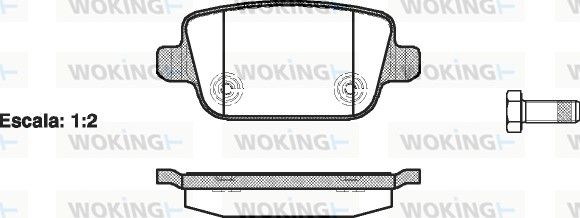 Комплект гальмівних колодок на Focus, Freelander, Galaxy, Kuga, Mondeo, S-MAX, S80, V70, XC70