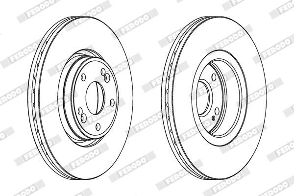 FERODO DDF1205 Brake Disc