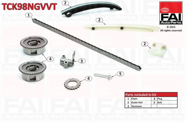 FAI AutoParts vezérműlánc készlet TCK98NGVVT