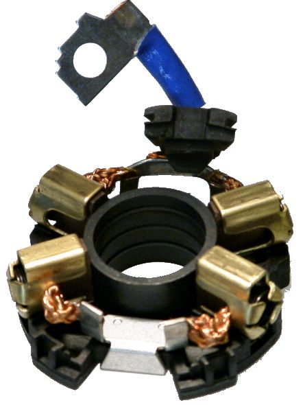 Halter, Kohlebürsten