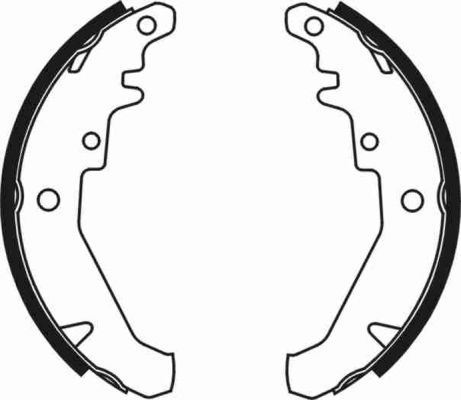 ABE C0F014ABE Brake Shoe Set