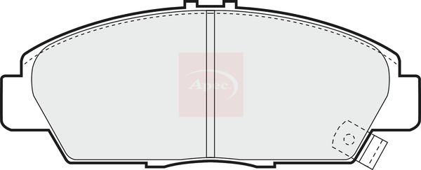 APEC Brake Pad Set, disc brake PAD795