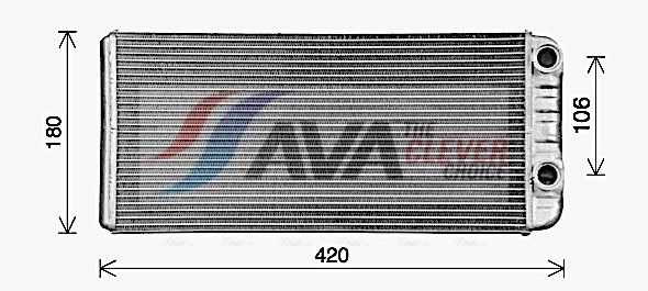 Výměník tepla, vnitřní vytápění VL6114