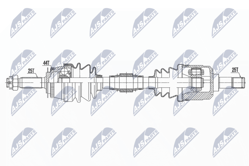 NTY hajtótengely NPW-HY-593