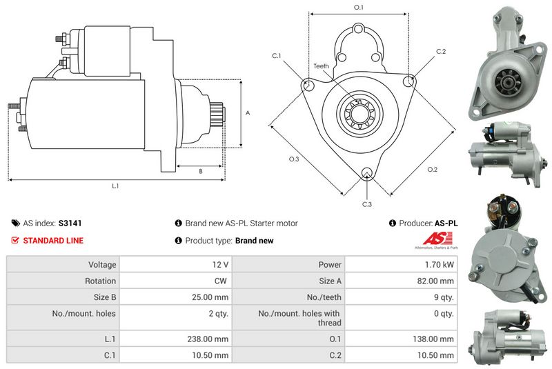 AS-PL S3141 Starter