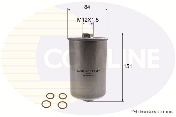 EFF059 Comline Фільтр палива аналог WF8054)