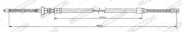 SEILZUG FESTSTELLBREMSE FERODO FHB431210 1