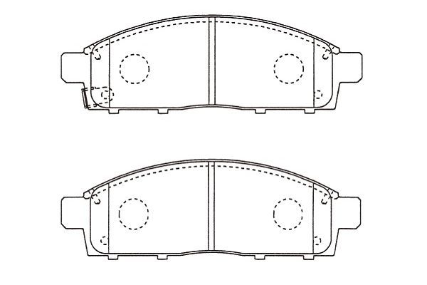 Kavo Parts Stabdžių trinkelių rinkinys, diskinis stabdys