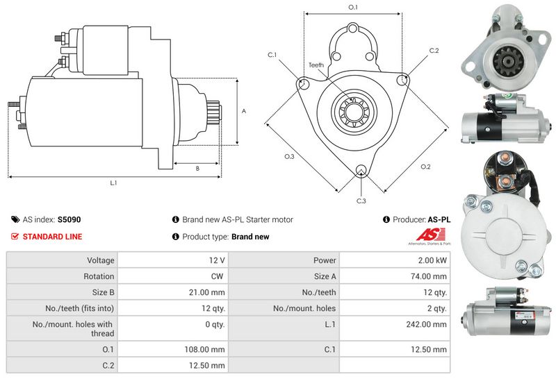 AS-PL S5090 Starter