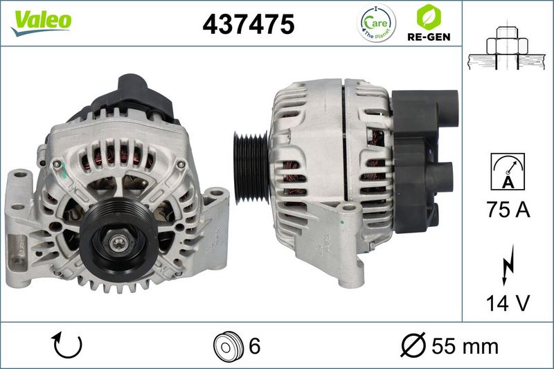 VALEO Dynamo / Alternator 437475