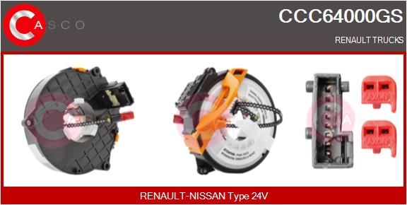Vinutá pružina, airbag CCC64000GS
