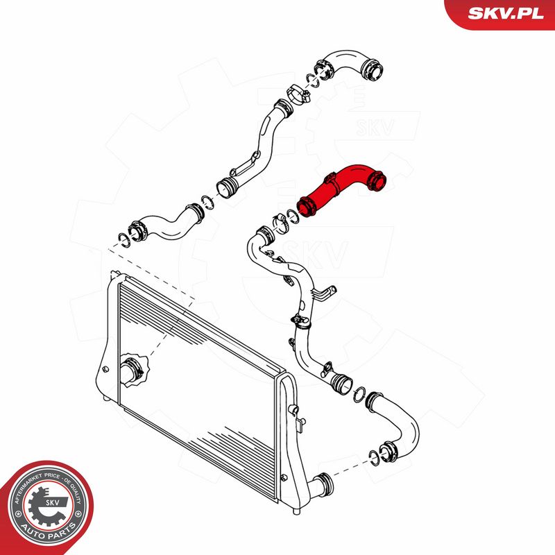 ESEN SKV 24SKV009 Charge Air Hose