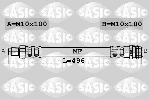 Гальмівний шланг, Sasic 6606039