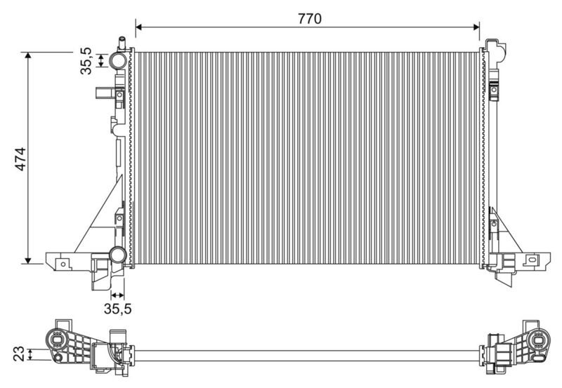 VALEO Radiateur 701952