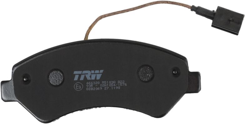 TRW GDB2069 Brake Pad Set, disc brake